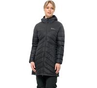 Jack Wolfskin Womens Tundra Down Water Repellent Padded Jacket Coat - Black - L