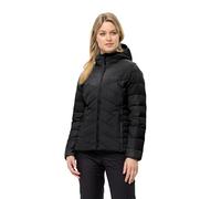 (L, Black) Jack Wolfskin 2023 Tundra Down Water Repellent Hoody Style Jacket