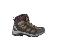 Jack Wolfskin Women's Vojo 3 Texapore MID W 2022 Walking Shoe, Khaki/Burgundy, 4.5 UK