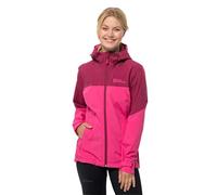 Jack Wolfskin Women's Weiltal 2L JKT W Weatherproof Jacket, Cameo Pink, M
