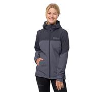 Jack Wolfskin Womens Weiltal 2l Jkt Weatherproof, Dolphin, S EU