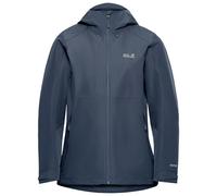 Jack Wolfskin Women’s waterproof rain jacket with hood Wildbound 2L Jacket Women XS midnight sky midnight sky