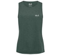 Jack Wolfskin Women’s breathable anti odour tank top Wildtrail Tank Top Women L sago palm sago palm