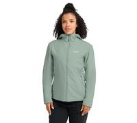 Jack Wolfskin Women's windproof fleece jacket with thermal protection Trail Light Hybrid Jacket Women XL green zinnia green zinnia