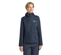 Jack Wolfskin Women's windproof softshell jacket Bornberg Hoody Women XS midnight sky / grey midnight sky / grey
