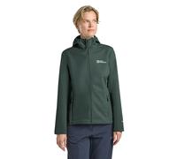 Jack Wolfskin Women's windproof softshell jacket Bornberg Hoody Women XS sago palm sago palm