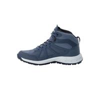 Jack Wolfskin Women's Woodland 2 Texapore Mid Walking Boots in Blue, Size 8, Lightweight, Rubber/Textile | Charlies