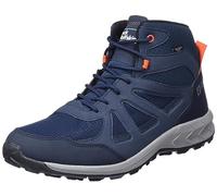 Jack Wolfskin Woodland 2 Texapore MID M, Sneaker, Dark Blue/red,