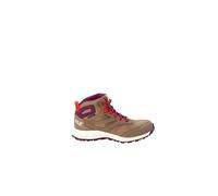 Jack Wolfskin Woodland Texapore Mid K, Brown/Pink, 35 EU