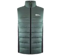 Jack Wolfskin Zip Up Sleeveless Mens Green Morobbia Gilet 1207061_4311
