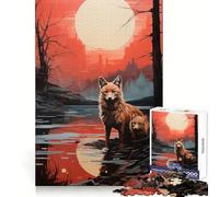 Jackal Puzzles for Teenagers 1000 Piece Brain Power Quality Print Fun Challenge Xmas Gift (38x26cm)