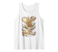 Jackalope Howling at the Moon Meme Tank Top