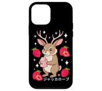 Jackalope Kawaii Strawberry Milk Shake Cryptid Case for iPhone 12 mini