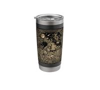 Jackalope Tarot Card Celestial Desert Constellation Stainless Steel Insulated Tumbler