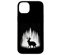 Jackalope Walking Through White Forest Under Evening Stars Case for iPhone 14 Plus