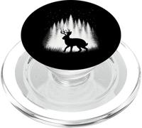 Jackalope Walking Through White Forest Under Evening Stars PopSockets PopGrip for MagSafe