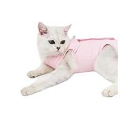 JACKANNA Dog Bodysuit After Op, Dog Bodysuit After Castration Male , Dog Bodysuit After Surgery Lick Protection & Soft Ideal for Pets After Surgery (Pink, M)