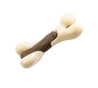 JACKANNA Dog Bone Chew Toy Dog Toy Bite Resistant Bone Teething Bars Real Beef Flavour Puppies Small Dogs Large Dogs Self Help Boredom Reliever (Hind Leg Bone)