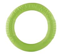 JACKANNA Indestructible Dog Toy Ring Dog Toy for Intensive Chewers for Small and Medium Dogs Training Ring (Green, Large Size)