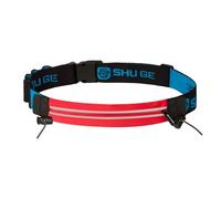 Jackanna Marathon Running Belt - Waterproof Sports Belt with Number Holder & Mobile Phone Pocket - Breathable Waist Belt for Competitions & Training, red, Sports Waist Bag