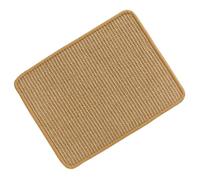 Jackanna Natural Sisal Cat Scratching Mat Pet Floor Mat Sleeping Mat Carpet Cat Scratching Mat Back Non-Slip Mat (Yellow)