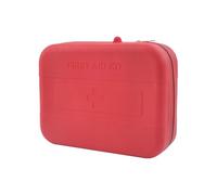 JACKANNA Outdoor Silicone Emergency Pharmacy - Portable Travel First Aid Bag Medicine Organizer Waterproof for Camping, Hiking, Car & Household Protection for Your Loved Ones, Red