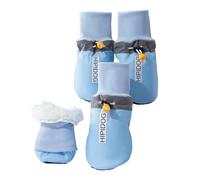 Jackanna Pet Dog Shoes, Non-Slip Sole Dog Boots, Medium and Large Dogs Four Seasons Universal Outing Shoes, Pet Supplies (Sky Blue (Padded), 6XL)