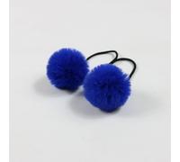 Jackanna Plush Ball Hair Band Cartoon Children Adults Pill Hair Accessories Imitation Otter Rabbit Small Fur Ball Headdress Pom Pom Hair Rope Elastic Hair Band (Colours 02, 12 cm)