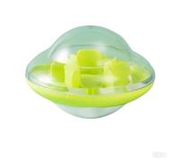JACKANNA UFO Dog Food Ball - Intelligent Anti Boredom Toy Treat Toy for Mental Stimulation & Slow Feeding (Green)