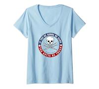 Jackass Forever If You're Gonna Be Dumb Be Tough Logo V-Neck T-Shirt