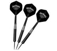 JACKDANIEL'S Officially Licensed Brass Steel Tip Darts Set | Electro Black White Ring | 22g (D1045)