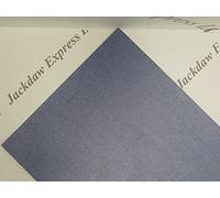 Jackdaw Express Conqueror 2 Sided Metallic Card Watermarked A4 300gsm x 15 Brown Blue or Green (Blue)