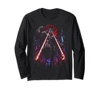 Jacked Alpha Wolf Kaiju City Rampage Gym Meme Long Sleeve T-Shirt