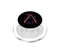 Jacked Alpha Wolf Kaiju City Rampage Gym Meme PopSockets PopGrip for MagSafe