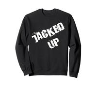 Jacked Up Old School Weight Training Sweatshirt