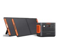 Jackery Solar Generator 1000 Plus 200W, 1264Wh portable power station with 2x 100W Solar Panel, LiFePO4 Battery, Expandable to 5kWh for Outdoor RV Camping