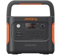 Jackery Explorer 1000 Plus portable power station, 1264Wh LiFePO4 Battery with 2x 2000W AC Outlets, Expandable to 5kWh for holiday RV Camping Emergency