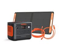 Jackery Explorer 1000 v2 Portable Power Station, 1070Wh LiFePO4 Battery, 1500W AC / 100W USB-C Output, 1 Hr Fast Charge, Solar Generator with 100W Solar Panel, 5m Extension Cable & Car Charging Cable
