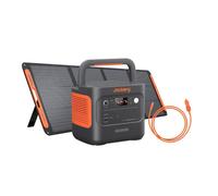 Jackery Explorer 2000 v2 with 200W Solar Panel & DC8020 Car Charging Cable | 2042Wh LiFePO4 Battery, 2200W AC & 100W USB-C Output, 1.7-Hour Fast Charge, Compact 2kWh Power for Home Backup & Camping