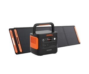Jackery Explorer 2000v2 Portable Power Station with 2x 200W Solar Panels | 2040Wh LiFePO4 Battery, 2200W AC & 100W USB-C Output, 1.7-Hour Fast Charge, Compact 2kWh Solar Generator for Home & Outdoors
