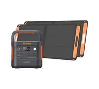 Jackery Explorer 2000v2 Portable Power Station with 2x100W Solar Panels