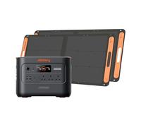 Jackery Explorer 3000 V2 Solar Generator, 3072Wh LiFePO4 Portable Power Station with 2×100W Solar Panels, 2990W Output for Home Backup, RV, Camping & Emergency Use