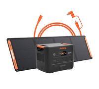 Jackery Explorer 3000V2 Solar Generator + 200W Solar Panel + 5M Extension Cable, 3072Wh LiFePO4, 2990W Output, Portable Power Station for Home Use, RVs, Camping & Emergency Backup