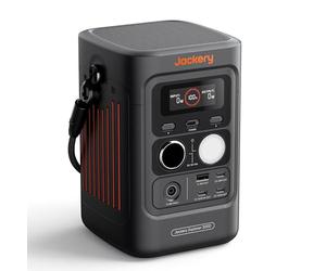 Jackery Explorer 300D Power Bank, 288Wh LiFePO4 Battery Portable Power Station, 300W DC Output, Charging Cable Included,1-Hour Fast Charging, Compact for Outdoor Camping, Travel, Emergencies