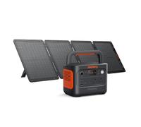 Jackery Solar Generator 1000 v2 with 100W Air Solar Panel | 1070Wh LiFePO4 Battery,1500W AC & 100W USB-C Output, 1 Hr Fast Charge for RV Adventures, Van Life, Off-Grid Living