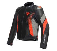 Jacket ABSOLUTESHELL™ Man Dainese SUPER RIDER 2 Black/Dark-Gull-Gray/Fluo-Red