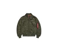 Alpha Industries Flying Tigers CWU Light Bomber Jacket Bomber Jackets for Men Size 2XL - dark olive