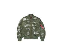 Jacket Alpha Industries MA-1 Peace Vert 3XL