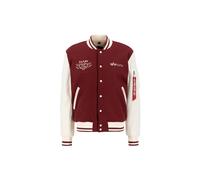 Alpha Industries Varsity Air Force Jacket Jackets for Men Size XL - burgundy