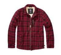 Brandit Classic Sherpa Full Zip Fleece Red L Men